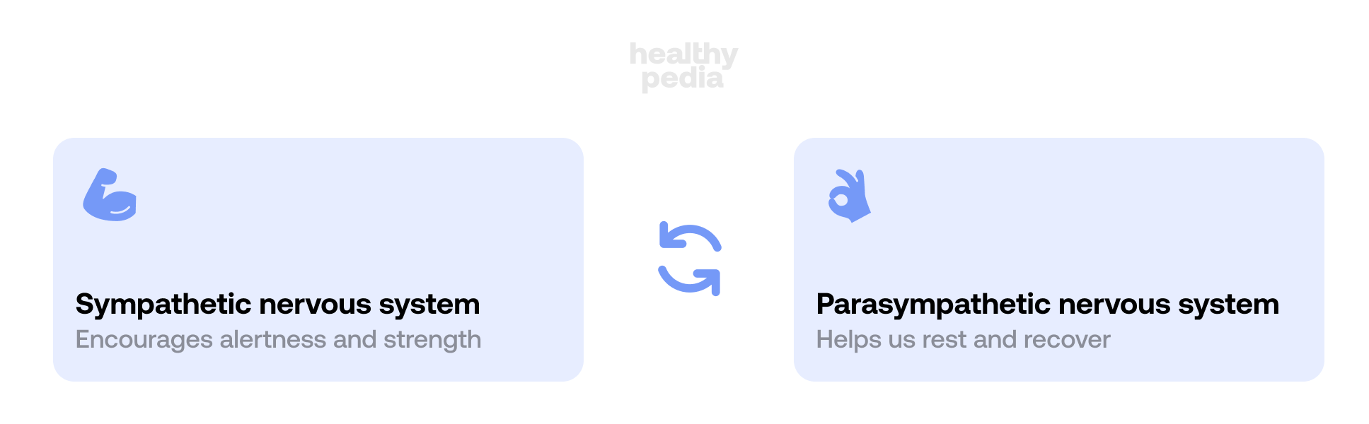 sympathetic and parasympathetic nervous systems