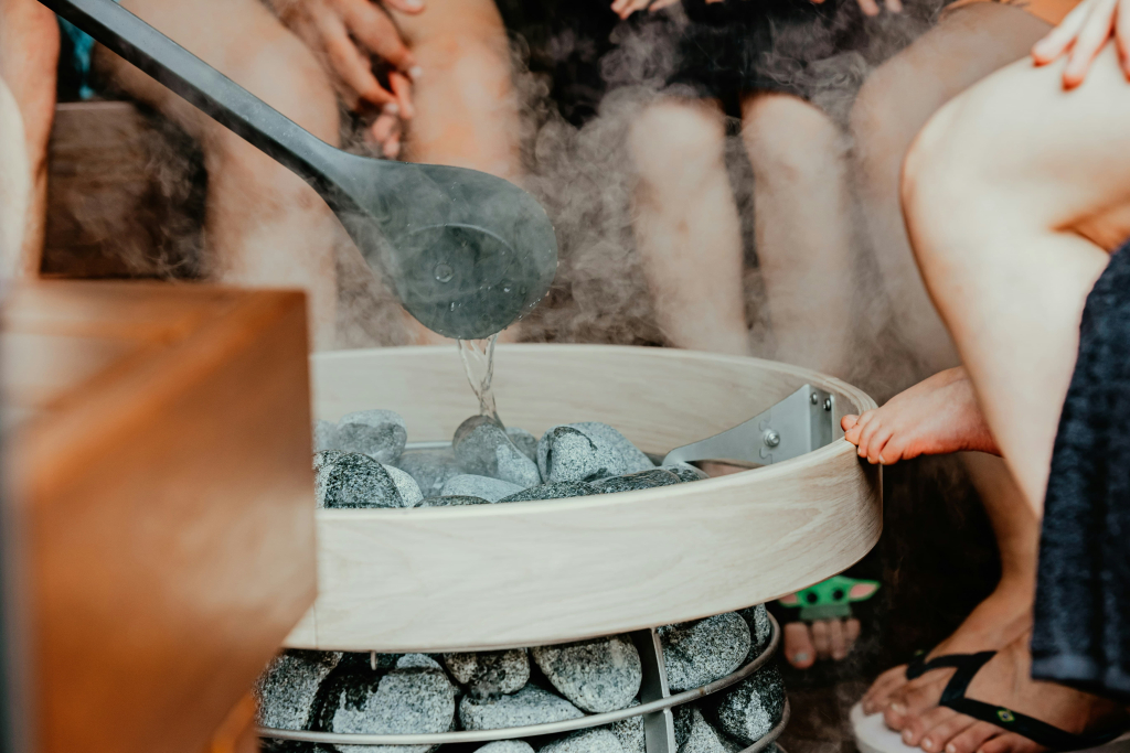 sauna and cold recovery